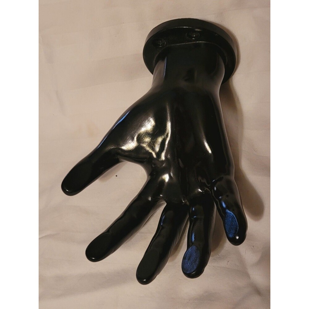 Lot Of 2 Sports Ball Wall Displays Black Hands Hooks Keys Holders